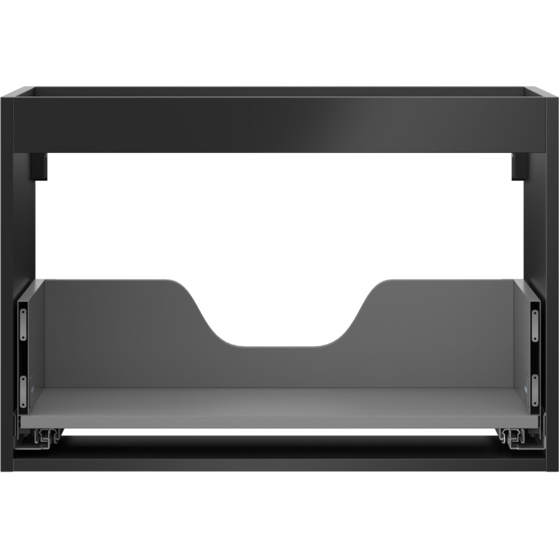 Mexen Box-A valamu allkapi kummut, 70 cm, 1 sahtel, must matt - 91AX0-0700-470-1-71