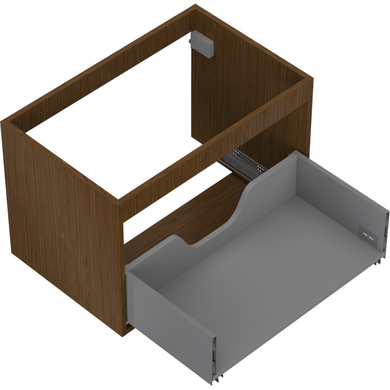 Mexen Box-A valamu aluskappi korpus 70 cm, 1 sahtel, pähkel - 91AX0-0700-470-1-86