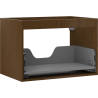 Mexen Box-A corpus wastafelonderkast 70 cm, 1 lade, walnoot - 91AX0-0700-470-1-86