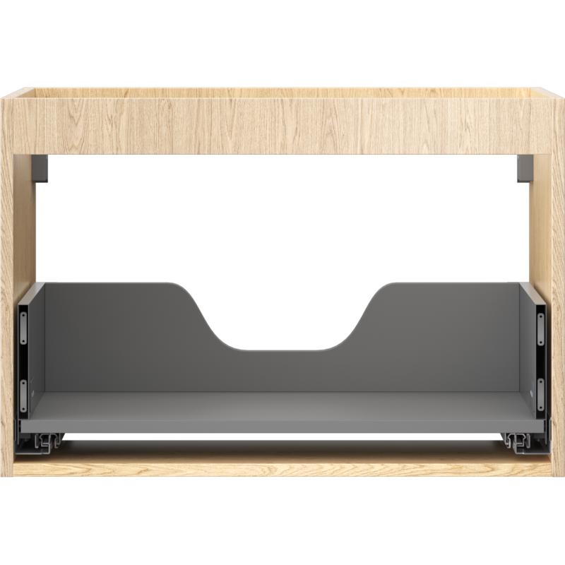 Mexen Box-A Korpus des Waschtischunterschranks 70 cm, 1 Schublade, Eiche - 91AX0-0700-470-1-81