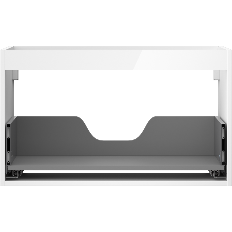 Mexen Box-A omara za umivalnik 80 cm, 1 predal, bel lesk - 91AX0-0800-470-1-00