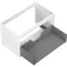Mexen Box-A telaio del mobile sotto-lavabo 80 cm, 1 cassetto, bianco opaco - 91AX0-0800-470-1-01
