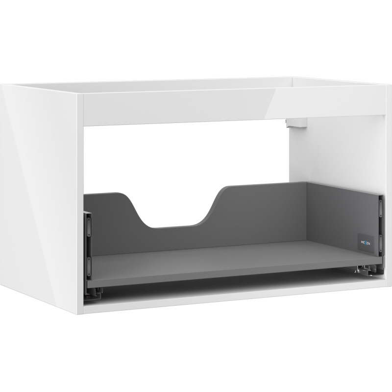 Mexen Box-A ormar za umivaonik 80 cm, 1 ladica, bijeli sjaj - 91AX0-0800-470-1-00