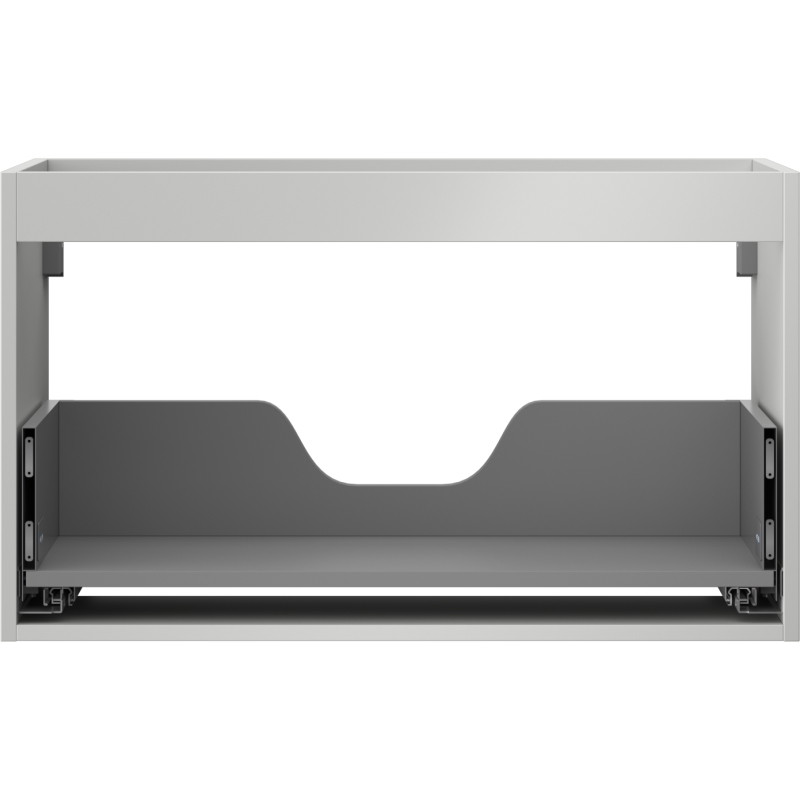 Mexen Box-A korpus ormarića ispod umivaonika 80 cm, 1 ladica, sivi mat - 91AX0-0800-470-1-62