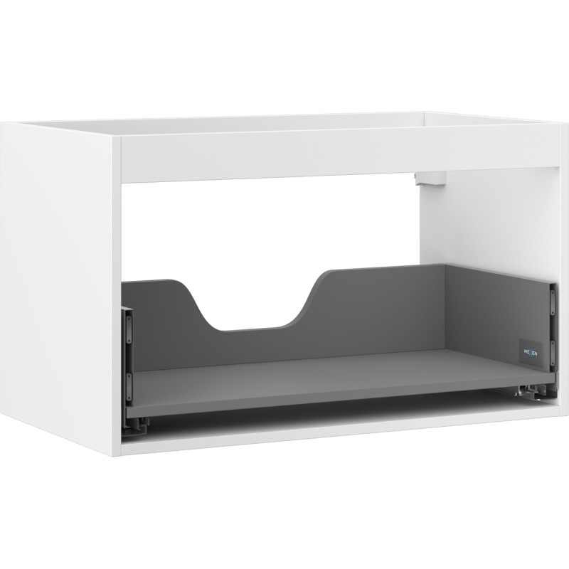 Mexen Box-A valamukapi kapp seina külge 80 cm, 1 sahtel, valge matt - 91AX0-0800-470-1-01