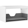 Mexen Box-A valamukapi kapp seina külge 80 cm, 1 sahtel, valge matt - 91AX0-0800-470-1-01
