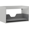 Mexen Box-A corps d'armoire sous-lavabo 80 cm, 1 tiroir, gris mat - 91AX0-0800-470-1-62