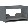 Mexen Box-A valamualuse kapi korpus 80 cm, 1 sahtel, matt grafiit - 91AX0-0800-470-1-66
