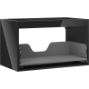 Mexen Box-A corps d'armoire sous-lavabo 80 cm, 1 tiroir, noir brillant - 91AX0-0800-470-1-70