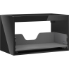 Mexen Box-A vanity unit body 80 cm, 1 drawer, black gloss - 91AX0-0800-470-1-70