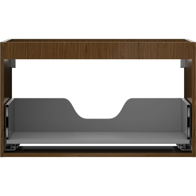 Mexen Box-A korpus szafki podumywalkowej 80 cm, 1 szuflada, orzech - 91AX0-0800-470-1-86