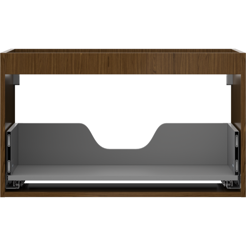 Mexen Box-A omara za pod umivalnik 80 cm, 1 predal, oreh - 91AX0-0800-470-1-86