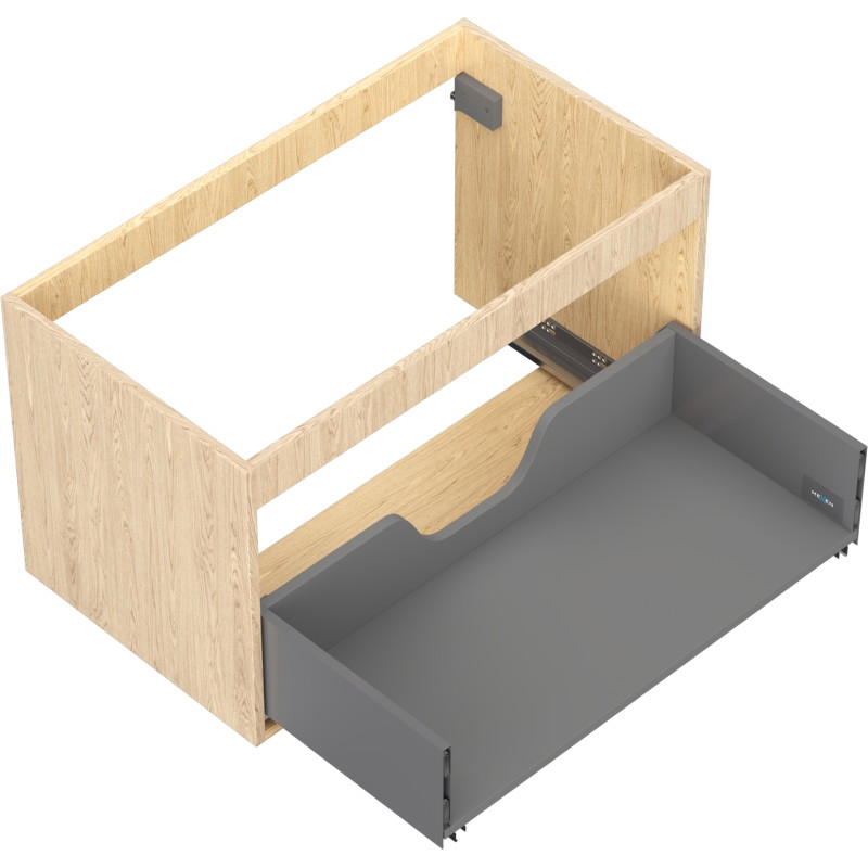 Mexen Box-A valamukapi korpus 80 cm, 1 sahtel, tamm - 91AX0-0800-470-1-81