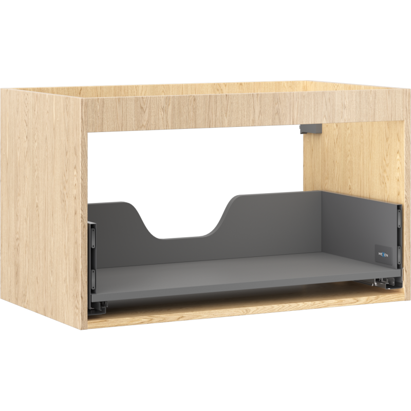 Mexen Box-A 80 cm alakaapin runko, 1 laatikko, tammi - 91AX0-0800-470-1-81