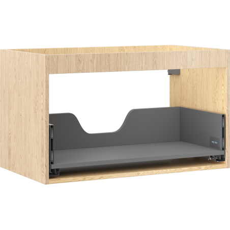 Mexen Box-A 80 cm alakaapin runko, 1 laatikko, tammi - 91AX0-0800-470-1-81