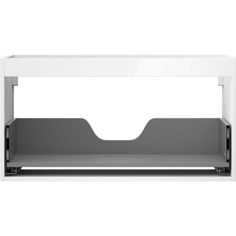 Mexen Box-A korpus szafki podumywalkowej 90 cm, 1 szuflada, biały połysk - 91AX0-0900-470-1-00