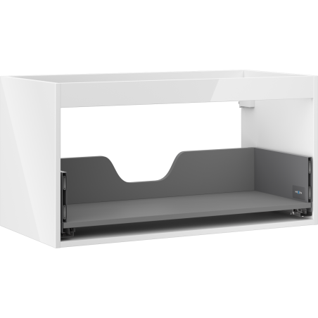 Mexen Box-A valamu aluskapp 90 cm, 1 sahtel, valge läige - 91AX0-0900-470-1-00