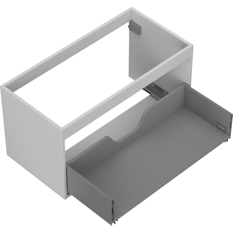 Mexen Box-A korpus ormarića ispod umivaonika 90 cm, 1 ladica, siva mat - 91AX0-0900-470-1-62
