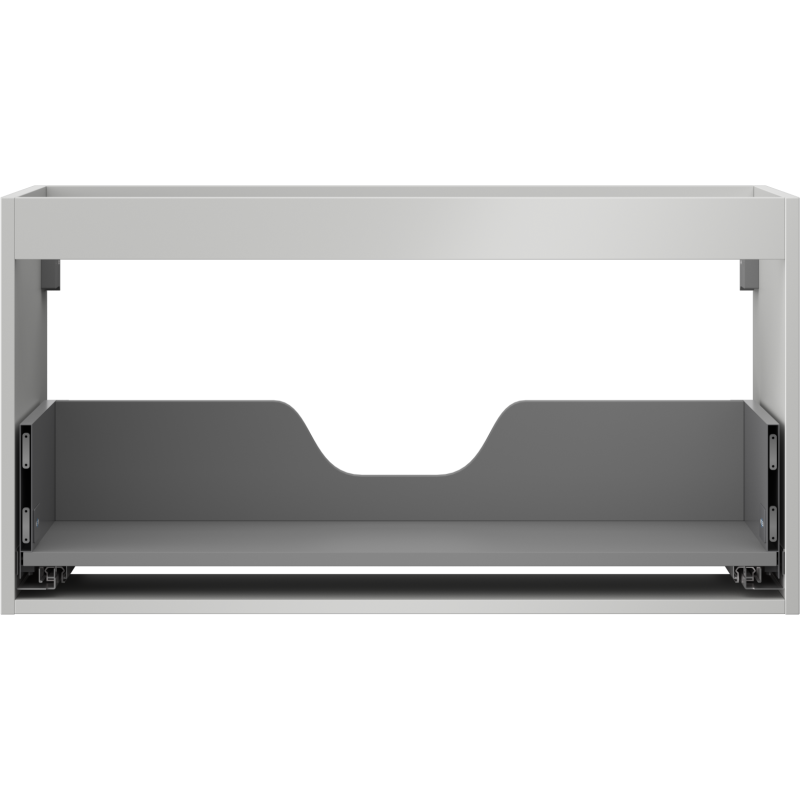 Mexen Box-A corps de meuble sous-lavabo 90 cm, 1 tiroir, gris mat - 91AX0-0900-470-1-62