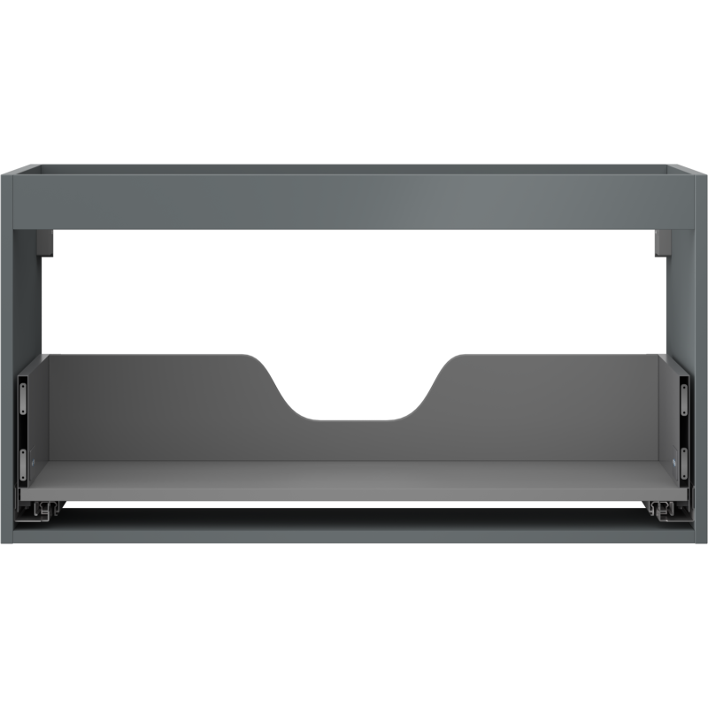 Mexen Box-A vanity unit cabinet body 90 cm, 1 drawer, matte graphite - 91AX0-0900-470-1-66