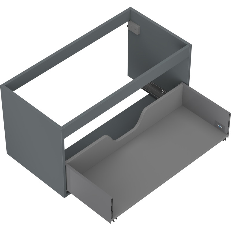 Mexen Box-A kraanikaapiekapp 90 cm, 1 sahtel, matt grafiit - 91AX0-0900-470-1-66