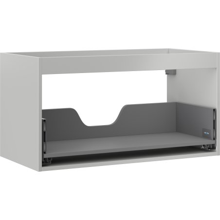Mexen Box-A Korpus des Waschbeckenschranks 90 cm, 1 Schublade, Grau matt - 91AX0-0900-470-1-62