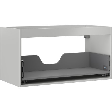 Mexen Box-A wastafelonderkast corpus 90 cm, 1 lade, grijs mat - 91AX0-0900-470-1-62
