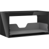 Mexen Box-A korpus szafki podumywalkowej 90 cm, 1 szuflada, czarny połysk - 91AX0-0900-470-1-70