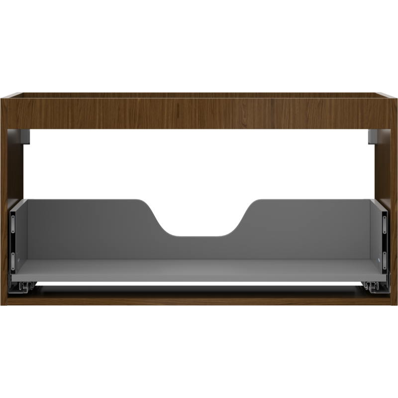 Mexen Box-A corps de meuble sous-lavabo 90 cm, 1 tiroir, noyer - 91AX0-0900-470-1-86