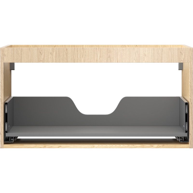 Mexen Box-A valamu aluskapi korpus 90 cm, 1 sahtel, tamm - 91AX0-0900-470-1-81