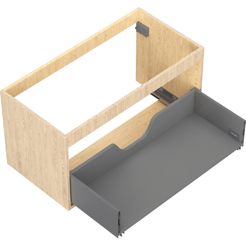 Mexen Box-A valamu aluskapi korpus 90 cm, 1 sahtel, tamm - 91AX0-0900-470-1-81