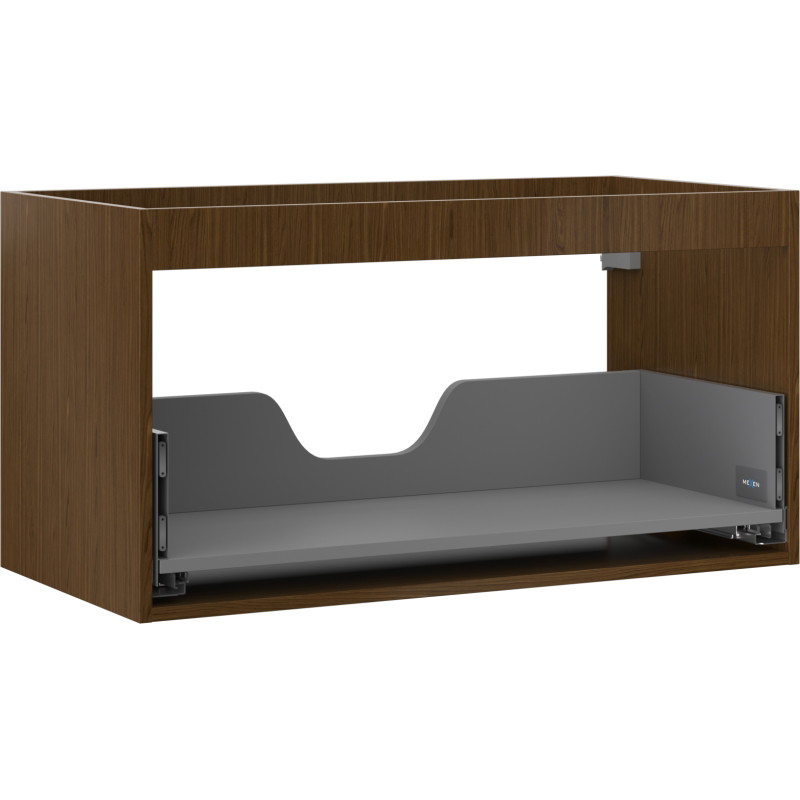 Mexen Box-A valamualuse kapi korpus 90 cm, 1 sahtel, pähkel - 91AX0-0900-470-1-86