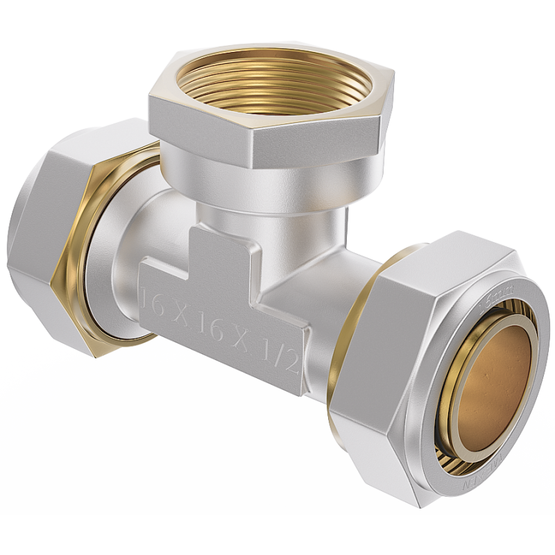 Mexen PEX-S Schraubfitting T-Stück PEX 20 x 1/2 IG x 20 - W97232-2012F20-00