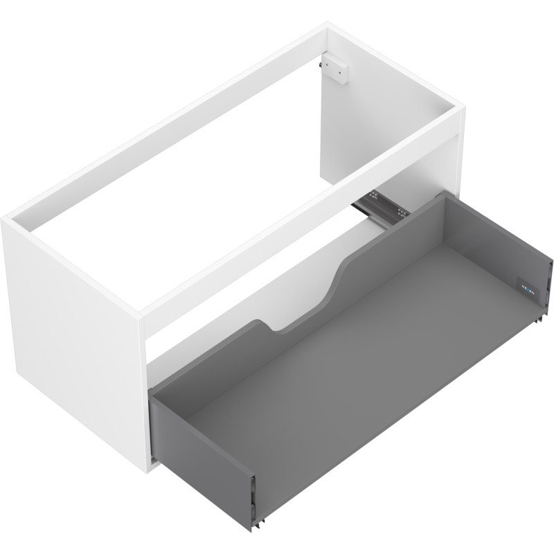 Mexen Box-A kraanikaapi korpus 100 cm, 1 sahtel, valge matt - 91AX0-1000-470-1-01