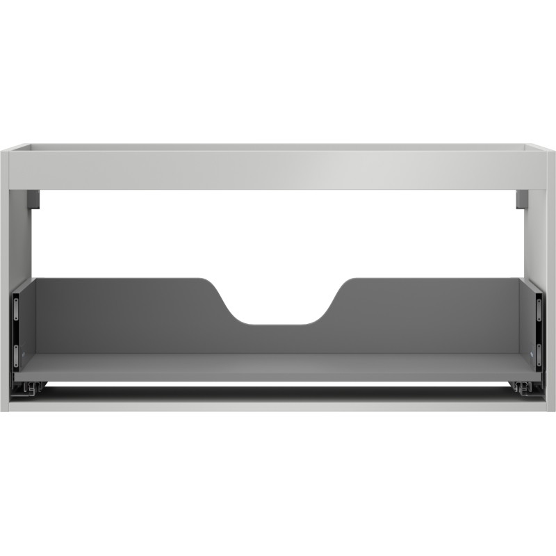 Mexen Box-A valamu aluse kapi korpus 100 cm, 1 sahtel, hall matt - 91AX0-1000-470-1-62