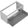 Mexen Box-A valamu aluse kapi korpus 100 cm, 1 sahtel, hall matt - 91AX0-1000-470-1-62