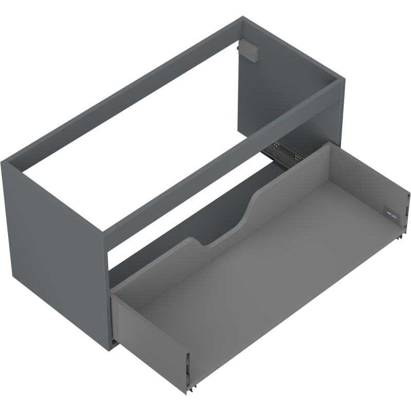 Mexen Box-A valamu all olevale kapile 100 cm, 1 sahtel, matt grafiit - 91AX0-1000-470-1-66