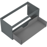 Mexen Box-A corps de meuble sous-lavabo 100 cm, 1 tiroir, graphite mat - 91AX0-1000-470-1-66