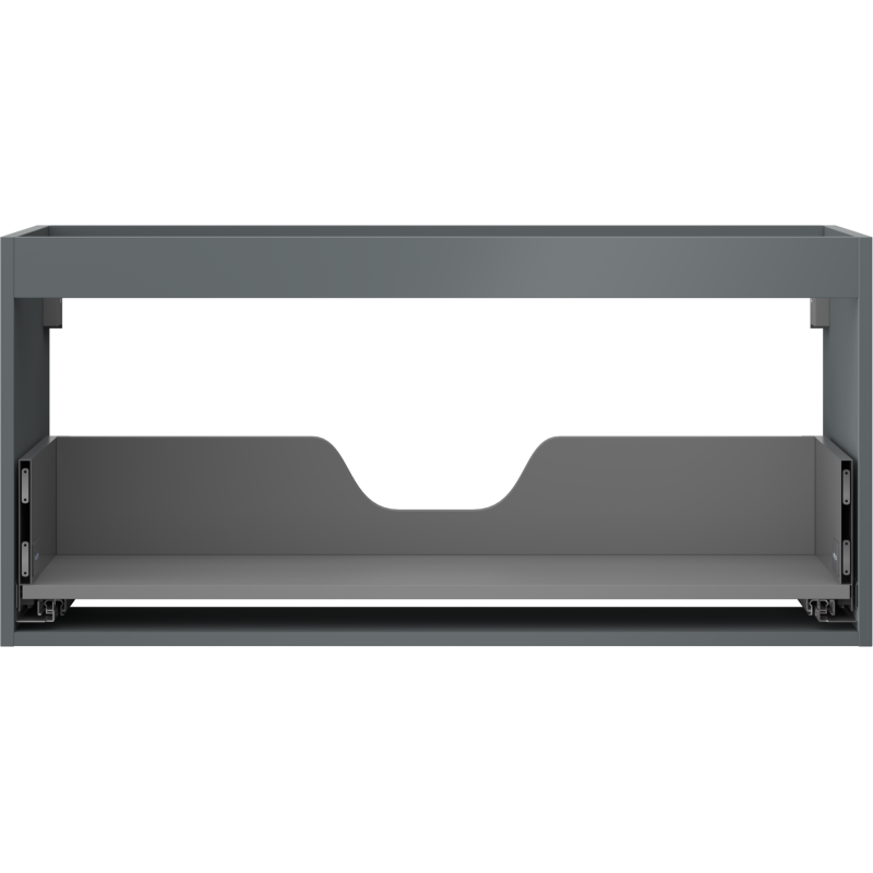 Mexen Box-A skapis pie izlietnes, 100 cm, 1 atvilktne, matēts grafīts - 91AX0-1000-470-1-66