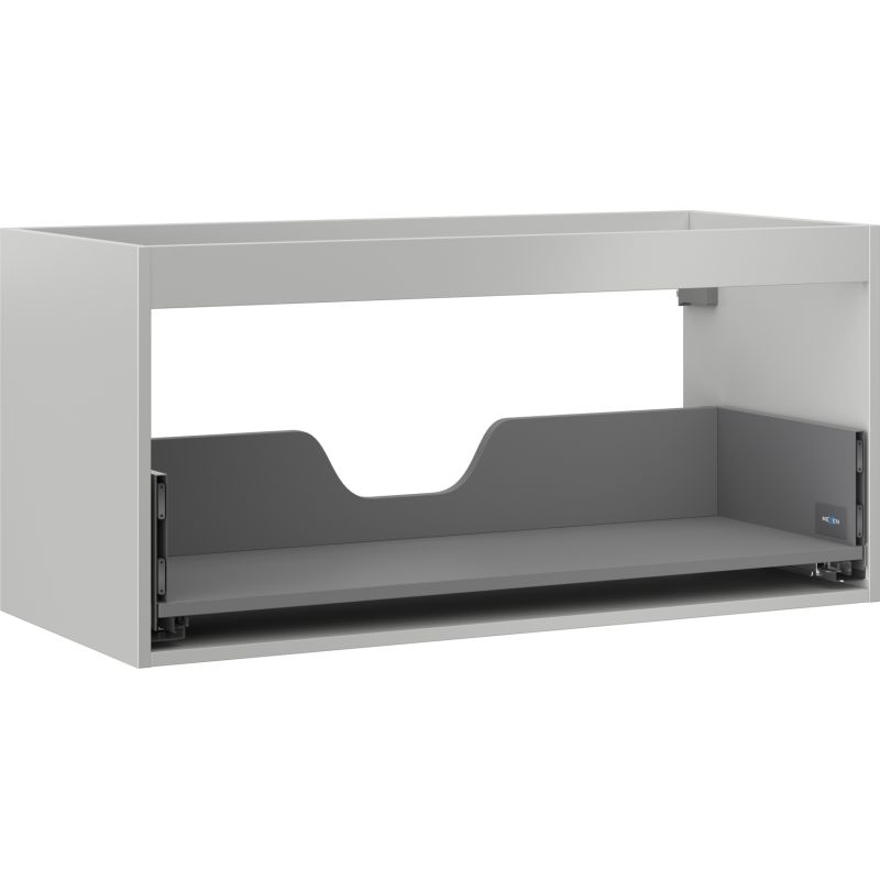 Mexen Box-A cabinet base for washbasin 100 cm, 1 drawer, matte grey - 91AX0-1000-470-1-62