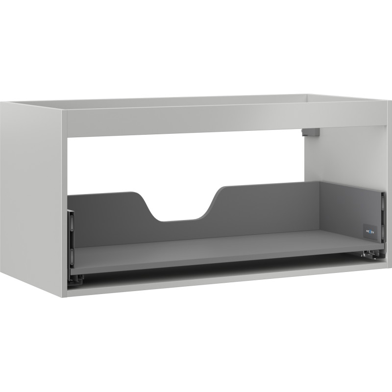 Mexen Box-A korpus ormarića ispod umivaonika 100 cm, 1 ladica, sivi mat - 91AX0-1000-470-1-62