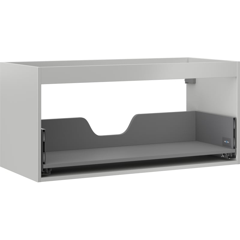 Mexen Box-A valamu aluse kapi korpus 100 cm, 1 sahtel, hall matt - 91AX0-1000-470-1-62