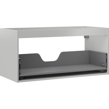 Mexen Box-A cabinet base for washbasin 100 cm, 1 drawer, matte grey - 91AX0-1000-470-1-62