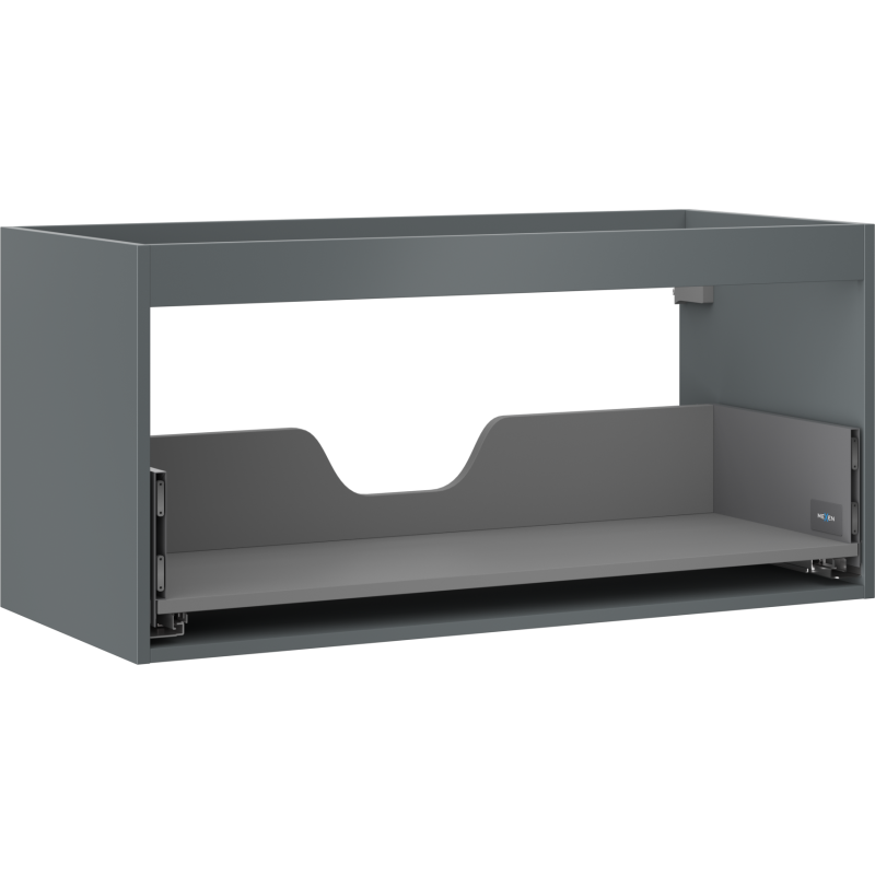 Mexen Box-A pesuallaskaapin runko 100 cm, 1 laatikko, matta grafiitti - 91AX0-1000-470-1-66