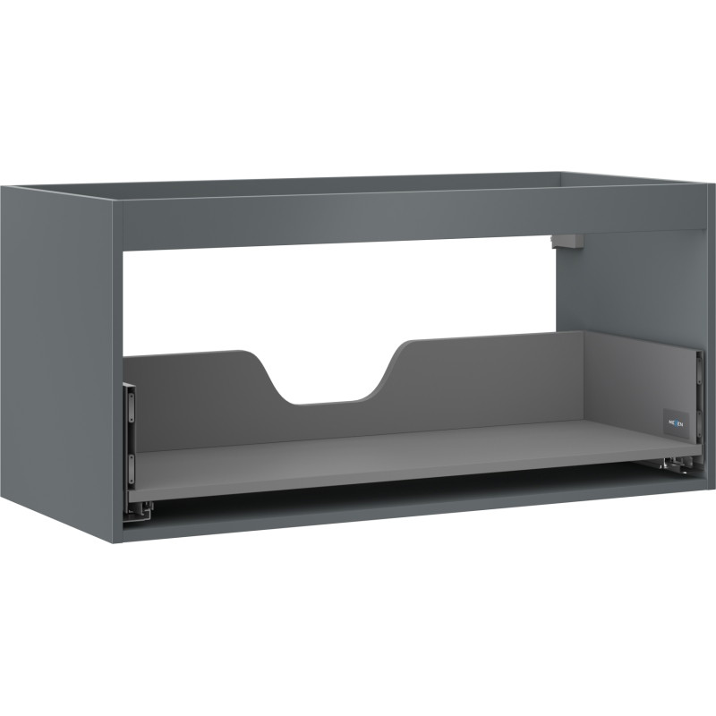 Mexen Box-A valamu all olevale kapile 100 cm, 1 sahtel, matt grafiit - 91AX0-1000-470-1-66