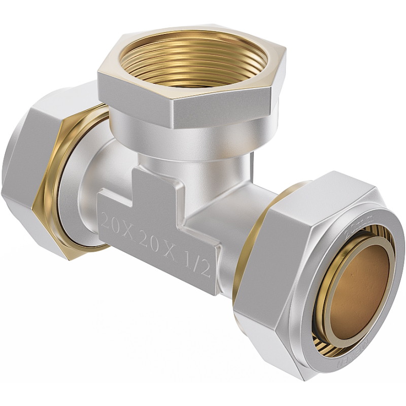 Mexen PEX-S trójnik skręcany PEX 20 x 3/4 GW x 20 - W97232-2034F20-00