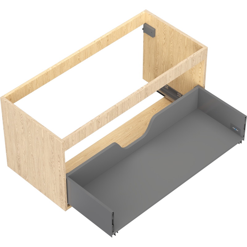 Mexen Box-A valamualusektsiooni kapp 100 cm, 1 sahtel, tamm - 91AX0-1000-470-1-81