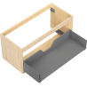 Mexen Box-A valamualusektsiooni kapp 100 cm, 1 sahtel, tamm - 91AX0-1000-470-1-81