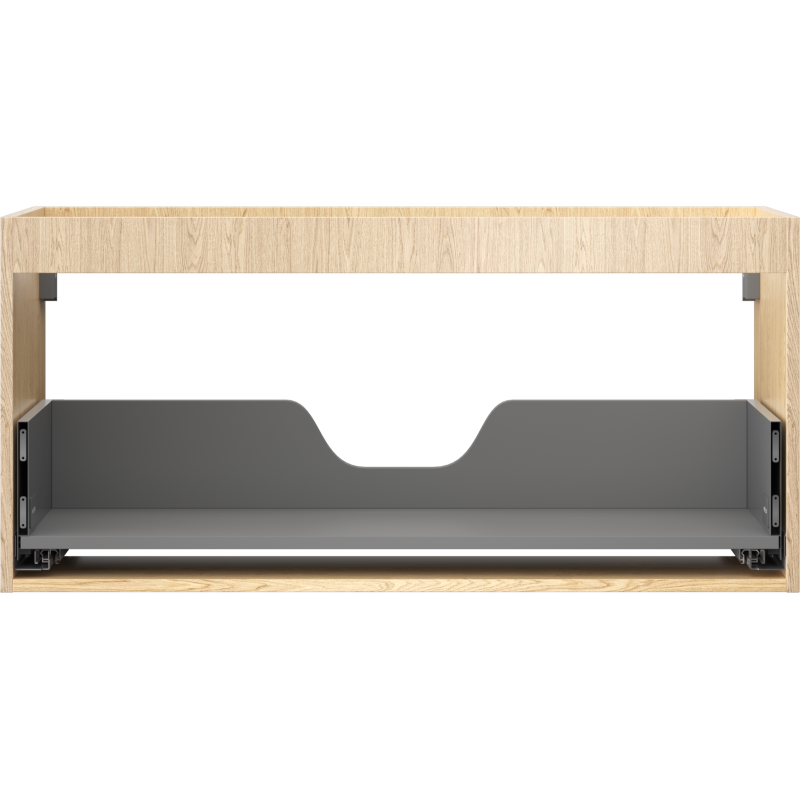 Mexen Box-A korpus szafki podumywalkowej 100 cm, 1 szuflada, dąb - 91AX0-1000-470-1-81