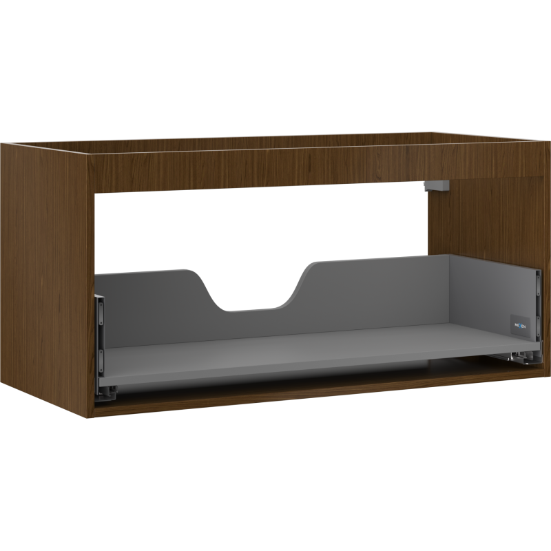 Mexen Box-A korpus szafki podumywalkowej 100 cm, 1 szuflada, orzech - 91AX0-1000-470-1-86
